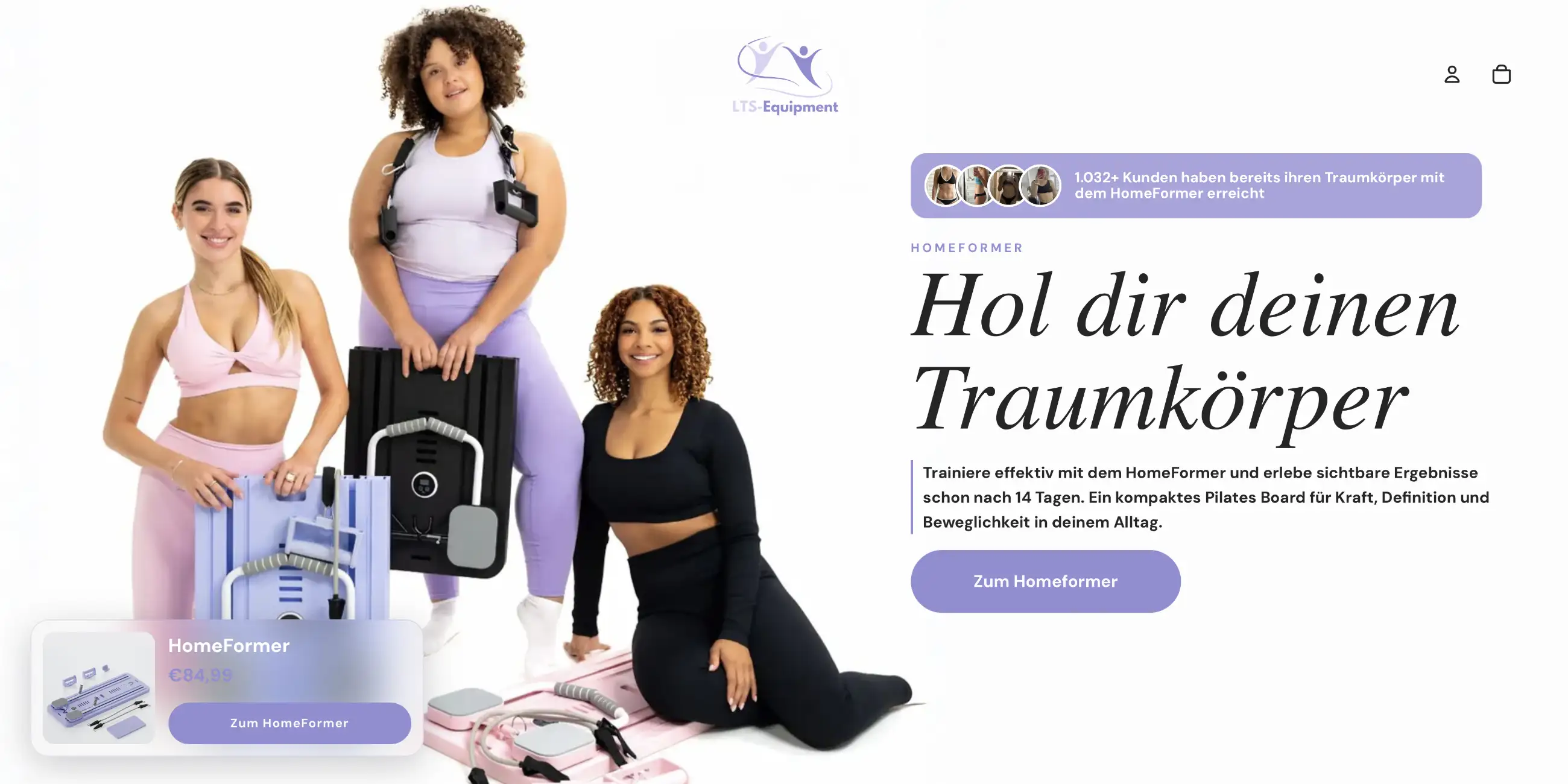 A/B Test Challenger – Hero Section Variante B (Winner: −15% Bounce, +6% Conversion)